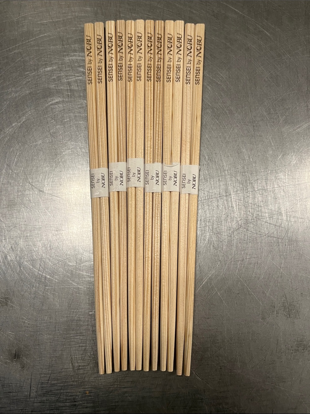 Sensei by Nobu Bamboo Chopsticks - six pair